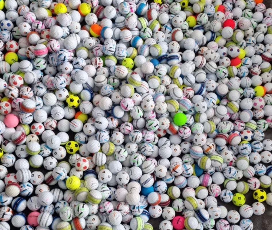 Washed Golf Balls